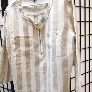 Ellen Tracy Linen Tunic